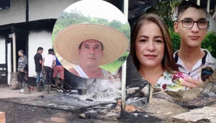 La única sobreviviente de la masacre en Landázuri, Santander./Foto: Vanguardia