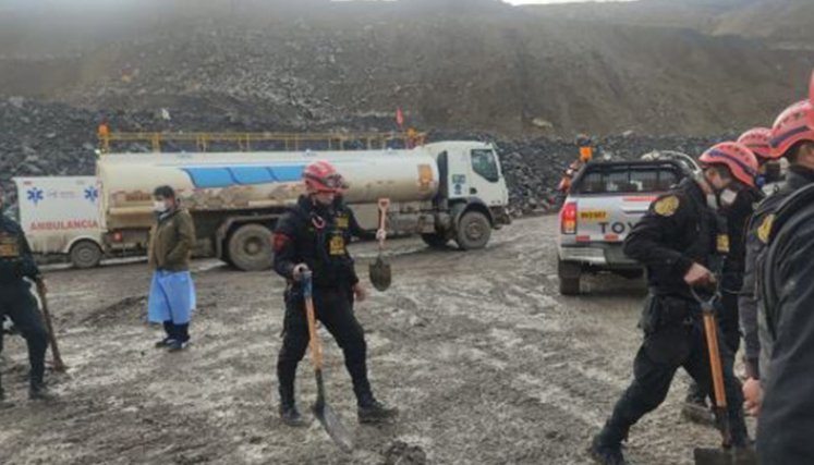 Tres mineros mueren tras derrumbe en mina en Perú./Foto: internet