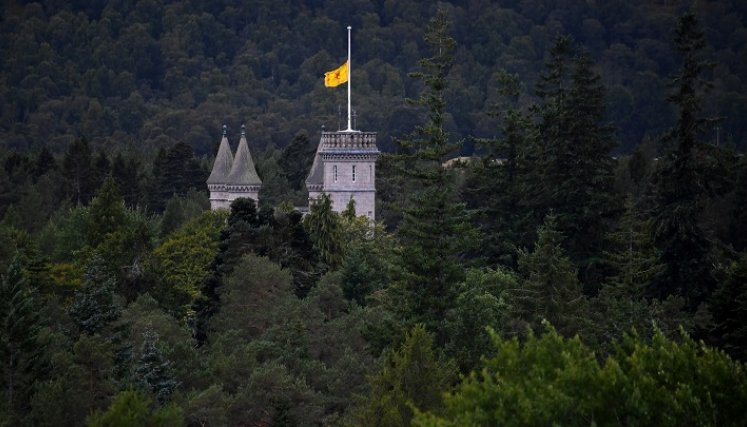 Balmoral, la residencia del norte de Escocia donde falleció la reina Isabel II./Foto: AFP
