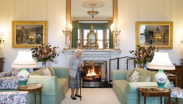 Balmoral, la residencia del norte de Escocia donde falleció la reina Isabel II./Foto: AFP