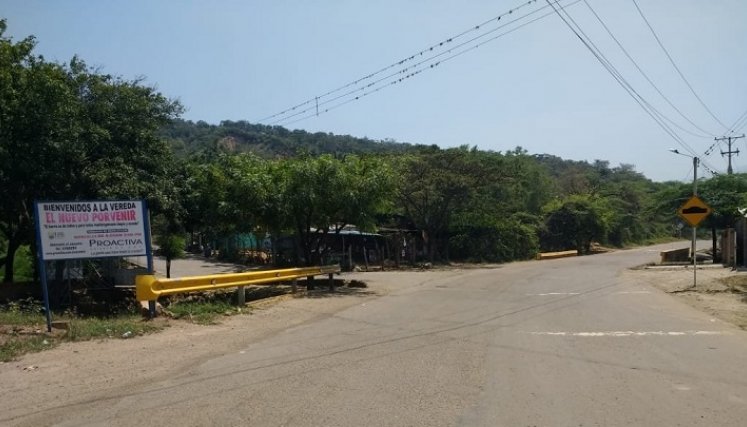Apareció en la vía a San Faustino.