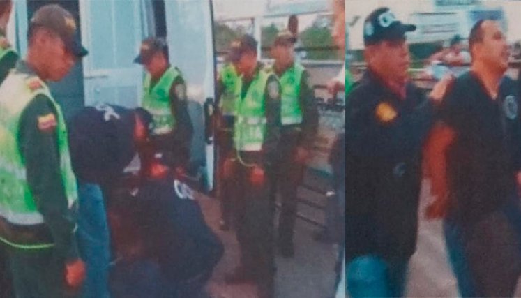 policías capturados