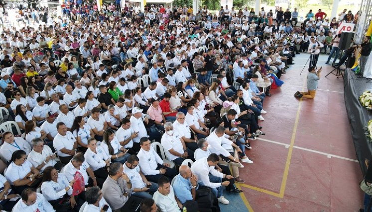 El Catatumbo participó masivamente en la convocatoria de los Diálogos Regionales Vinculantes para estructurar el Plan Nacional de Desarrollo. /Foto cortesía