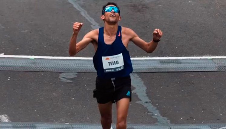 John Tello, favorito a llevarse la Media Maratón de Cúcuta. 