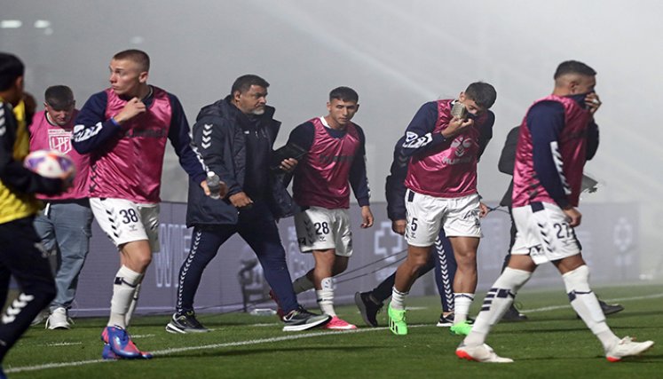 Incidentes en partido Gimnasia vs. Boca