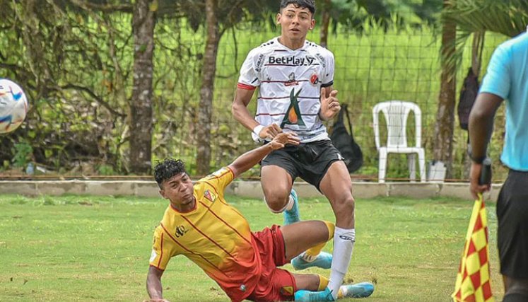 Leison Ochoa, defensor central del Cúcuta Deportivo Sub-20.