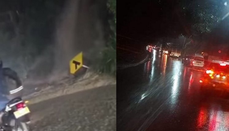 Derrumbe en La Donjuana