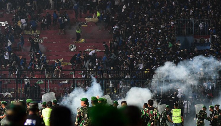 Partido en Indonesia. 
