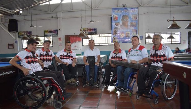 Esta es la selección Norte de Billar adaptado que se destacó en preparatorio a los Juegos Paranacionales.
