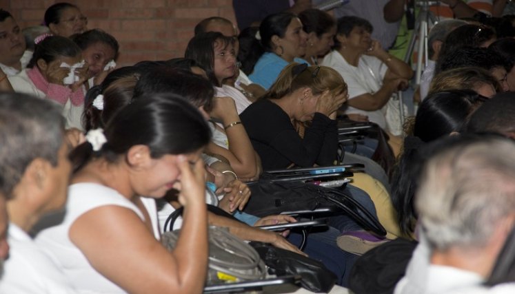 víctimas de la violencia en Colombia