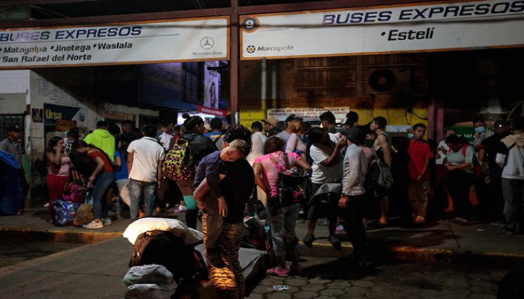 Venezolanos en Managua