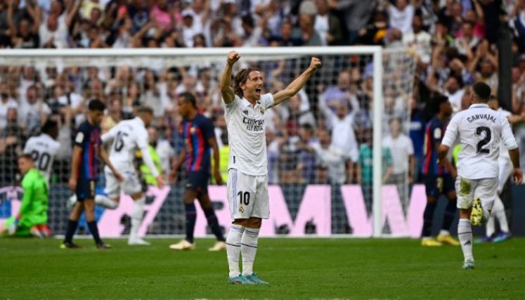 Clásico del Real Madrid contra Barcelona./Foto: AFP