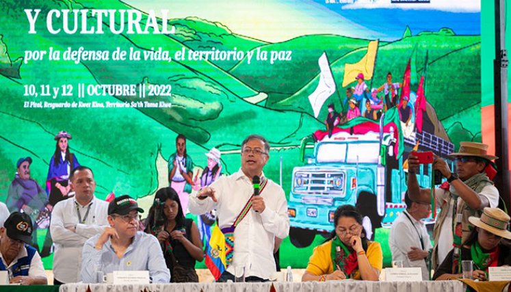 Presidente Petro salió a aclarar quién es el 'enemigo interno'./Foto: Colprensa