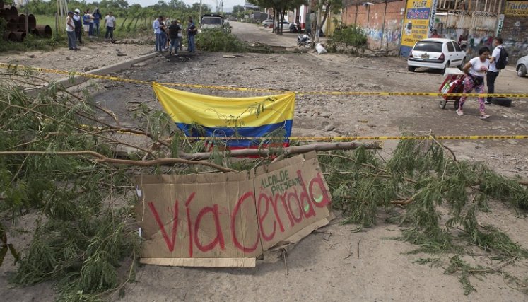 Vía cerrada en La Ínsula