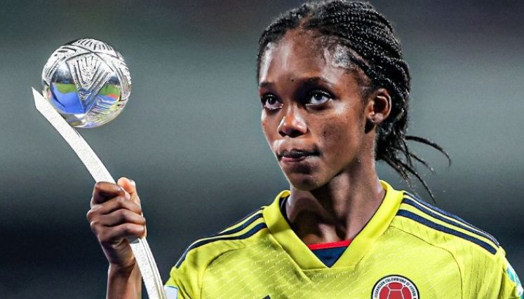 ¡Una crack! Linda Caicedo se quedó con dos premios individuales./Foto: cortesía