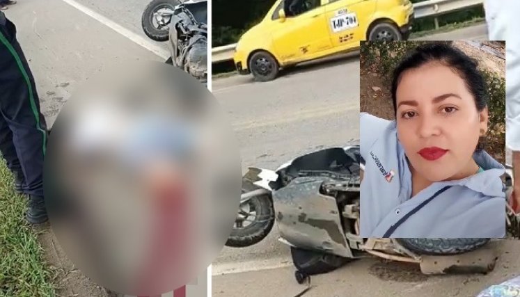 Accidente de tránsito.
