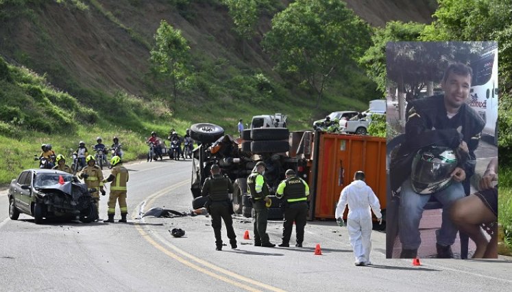 Accidente de tránsito.