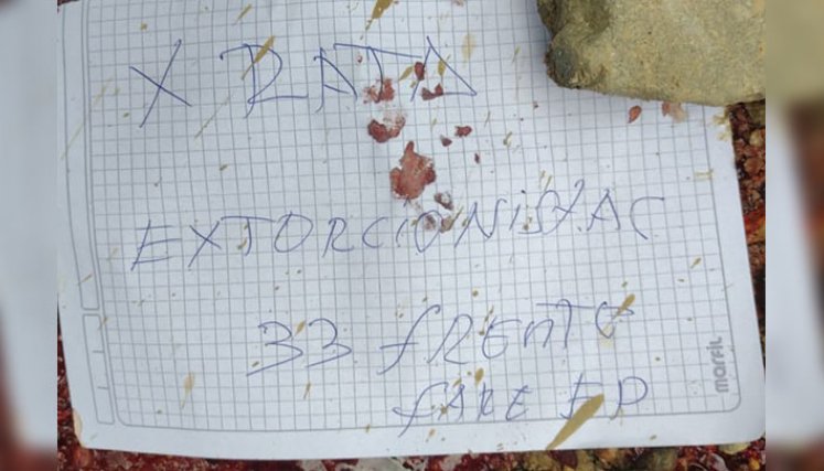 Dos personas asesinadas en zona rural de Convención./Foto: cortesía