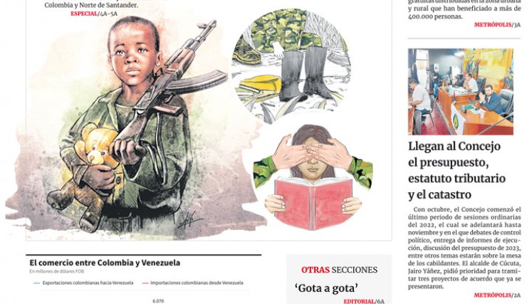 Portada del lunes, 3 de octubre de 2022