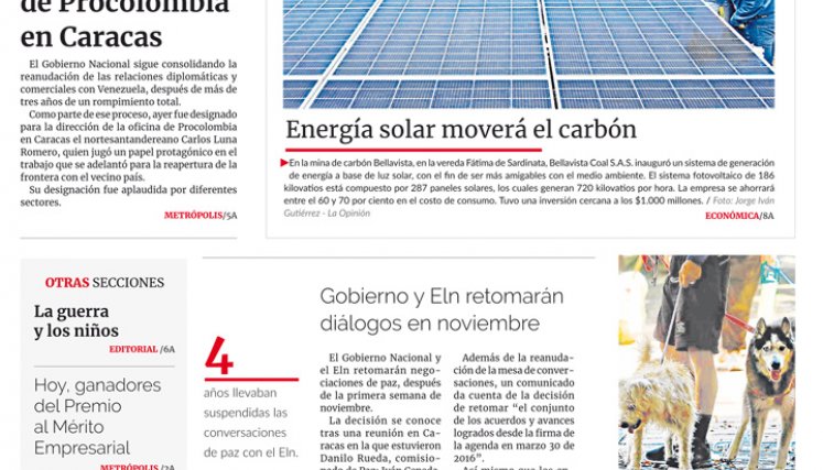 Portada del miércoles, 5 de octubre de 2022