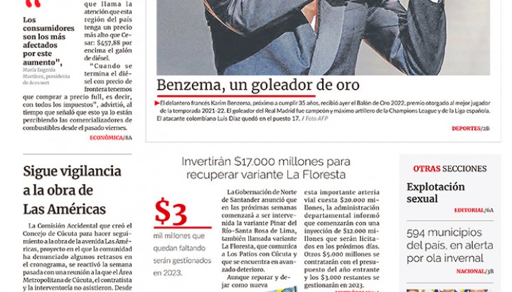 Portada del 18 de octubre de 2022