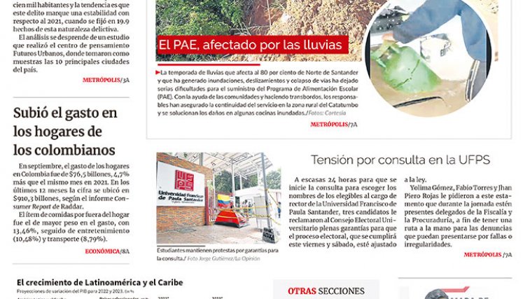Portada del 20 de octubre de 2022 