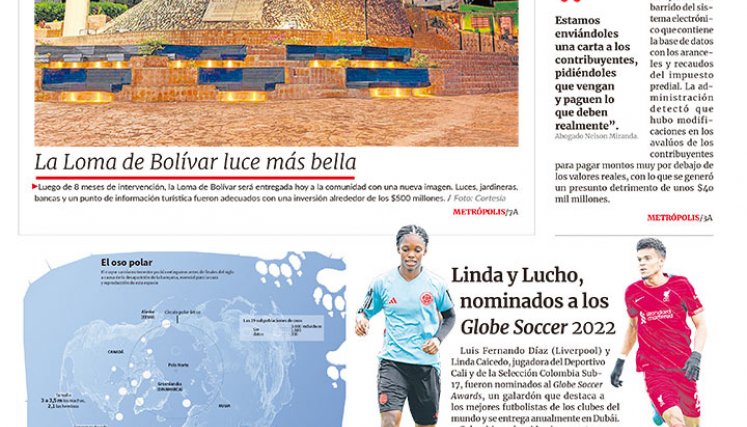 Portada del 21 de octubre de 2022