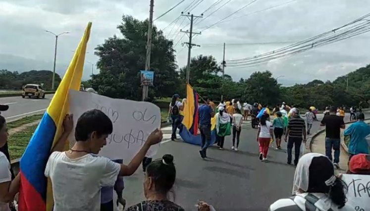 "¡No más Acualia!": en Villa del Rosario exigen servicios públicos 