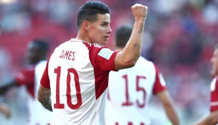James volvió a marcar con el Olympiacos de Grecia./Foto: cortesía