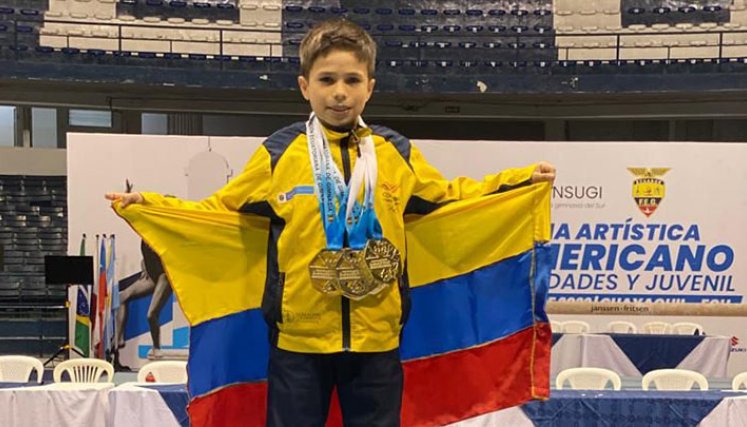 Alejandro Libreros, ganador de 7 medallas.