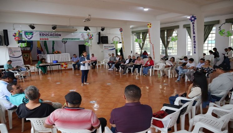 Un diagnóstico acerca de la situación de la educación en la provincia de Ocaña y zona del Catatumbo hace la secretaria de Educación Departamental, Luddy Páez Ortega.