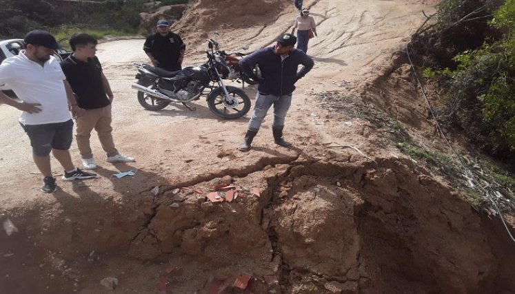 Encendidas se encuentran las alarmas en zona rural de La Playa de Belén debido a la remoción en masa que puede ocasionar una avalancha de grandes proporciones.