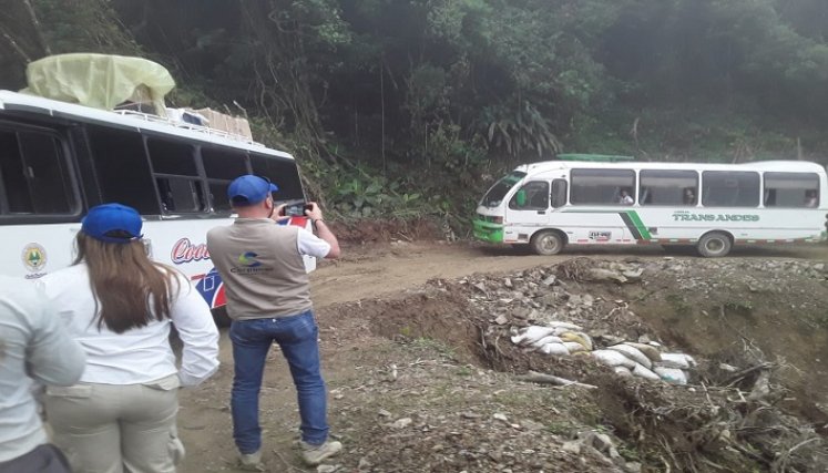 Encendidas se encuentran las alarmas en zona rural de La Playa de Belén debido a la remoción en masa que puede ocasionar una avalancha de grandes proporciones.
