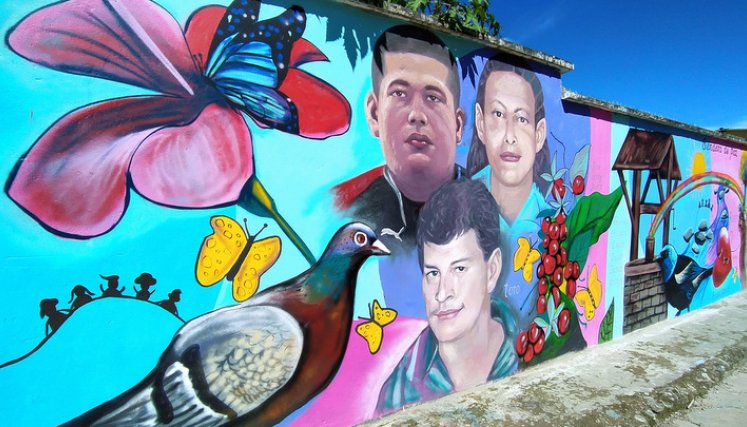 Mural de paz en Chinácota