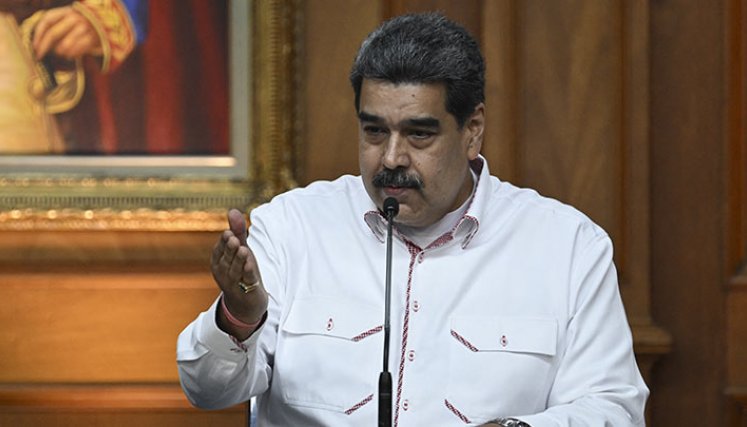 Nicolás Maduro, presidente de Venezuela./Foto Afp