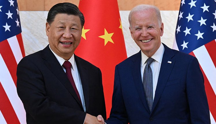 Xi Jinping y Joe Biden