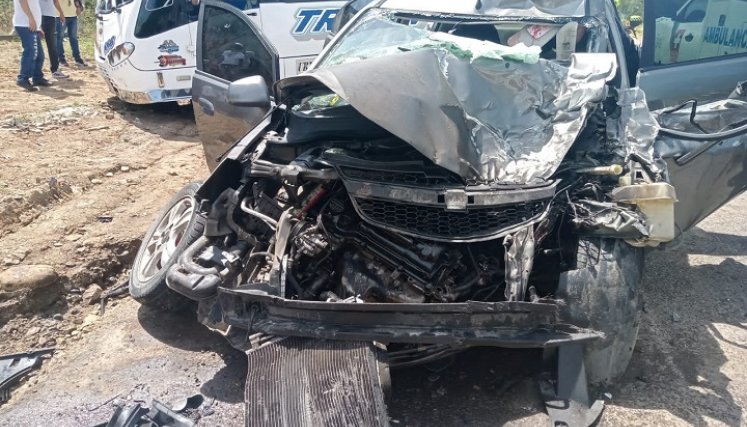 Accidente de tránsito.
