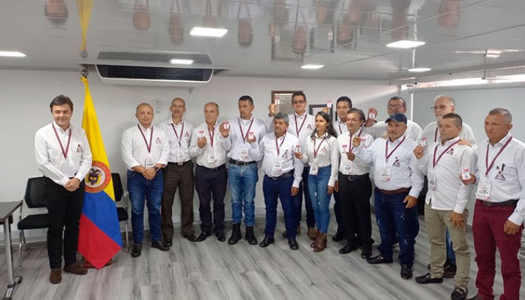 Acto de posesión de los 12  representantes del Comité Departamental de Cafeteros. / Foto: Cortesía
