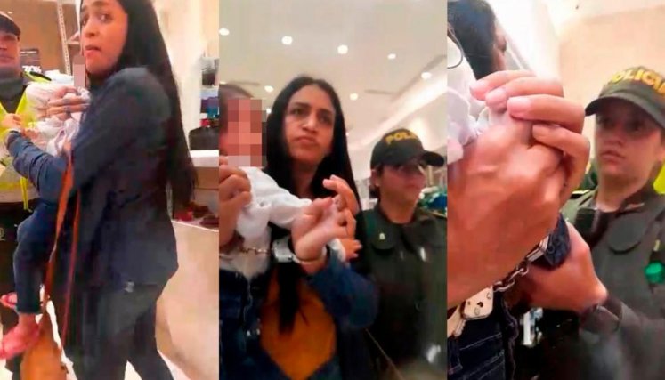Policías que esposaron a mujer con su bebé serán investigados