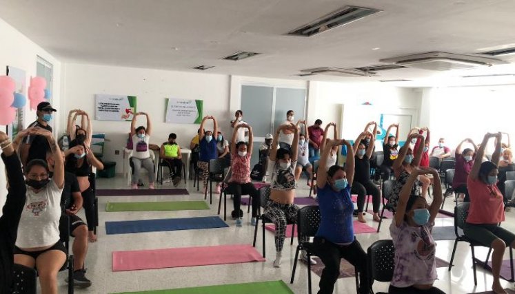 Las mujeres reciben capacitación de personal especializado/Foto cortesía