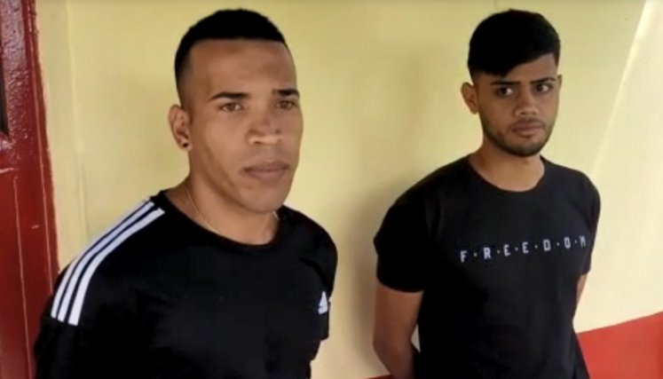 ‘Turris’ y ‘Petete’ cayeron  cobrando la extorsión