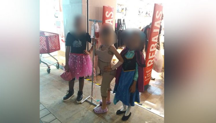 Controversia causó disfraz de paciente de cirugía estética en Cúcuta./Foto: cortesía