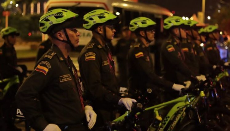 La alcaldía entregó equipos a uniformados que conforman este escuadrón/Foto Cortesía