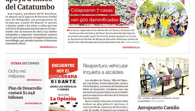 Portada del 16 de noviembre de 2022