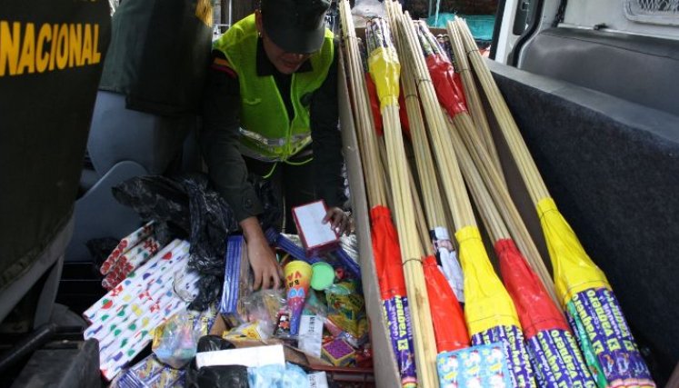 Autoridades, en alerta para controlar la venta de pólvora