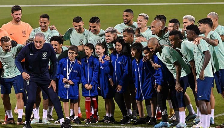 A pocas horas del partido contra Corea del Sur, Brasil se toma las cosas con calma.