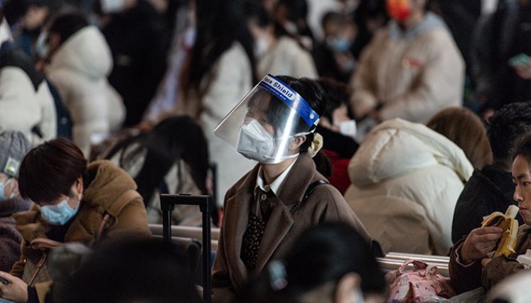 Contagios de COVID-19 en China.