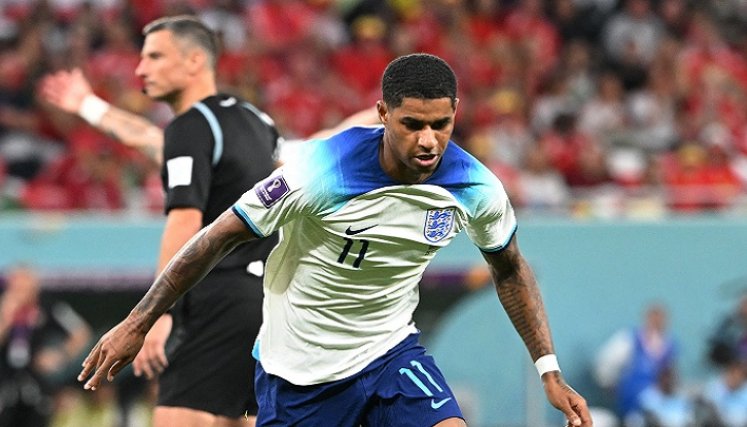 El delantero inglés Marcus Rashford es la carta de gol de los 'Leones europeos para avanzar a los cuartos de final del Mundial.