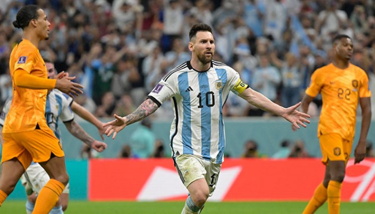 Lionel Messi, Argentina vs. Holanda. 