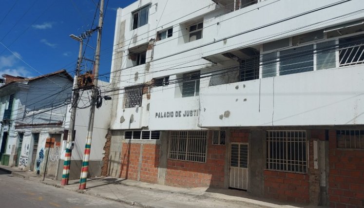 Voceros cívicos de la región solicitan celeridad en los trabajos del Palacio de Justicia de Ocaña. 